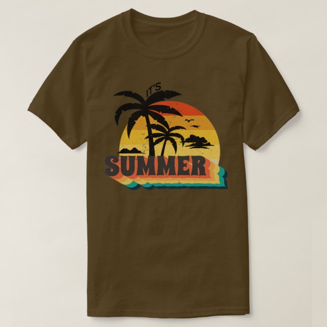 Camiseta O verão vai (Frente do Design)