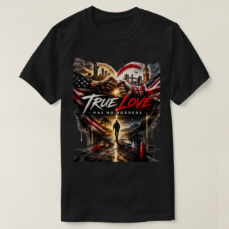 Camiseta O Verdadeiro Amor Não Tem Fronteiras – Gráfico de
