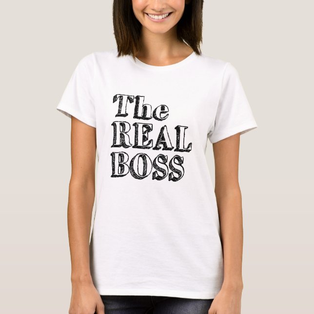 Camiseta O Verdadeiro Chefe (Frente)