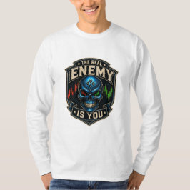 Camiseta O Verdadeiro Inimigo É Você Psicologia do Trader S