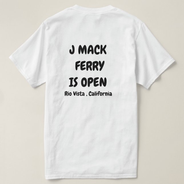Camiseta O verdadeiro Mc Coy - J Mack Ferry T-Shirt (Verso do Design)