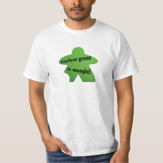 Camiseta O verde de Soylent é t-shirt de Meeple