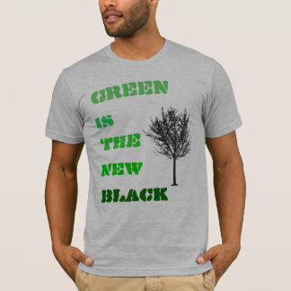 Camiseta O verde é o preto novo no preto