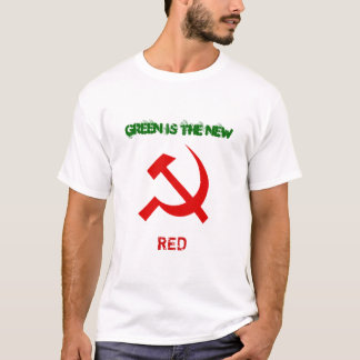 Camiseta O verde é o VERMELHO novo