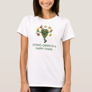 CAMISETA O VERDE INDO É UMA COISA FELIZ