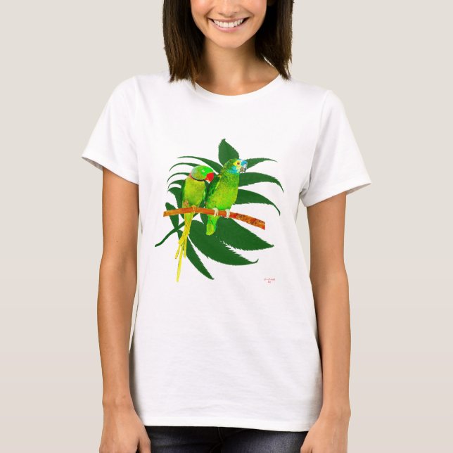Camiseta O verde repete mecanicamente o roupa (Frente)