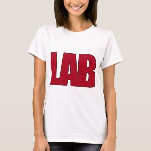 CAMISETA O VERMELHO GRANDE DO LABORATÓRIO ROTULA O