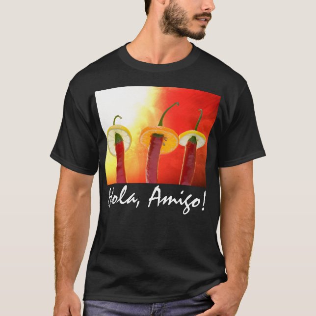 Camiseta O Vermelho, O Quente, O Chili (Frente)