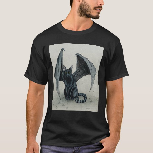 Camiseta O vestuário do Battycat (Frente)