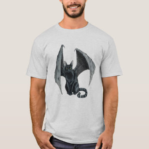 Camiseta O vestuário do Battycat sem fundo