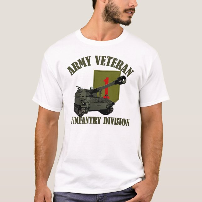 Camiseta ø Veterano da identificação - Howitzer M109 (Frente)