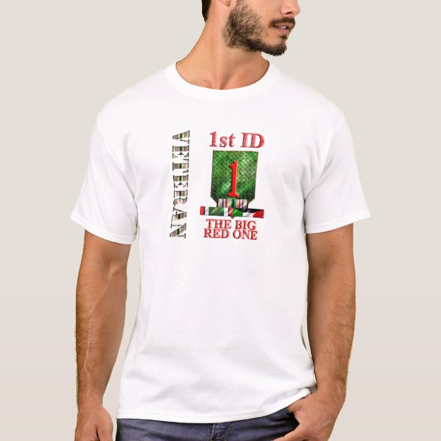Camiseta ø Veterano da tempestade no deserto da divisão de (Frente)