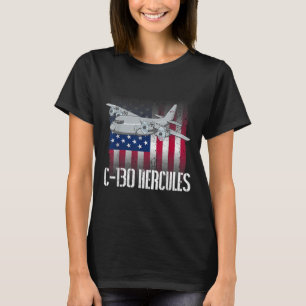 Camiseta O Veterano salgado C-130 Hércules Hercules America