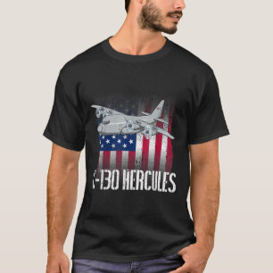 Camiseta O Veterano salgado C-130 Hércules Hercules America