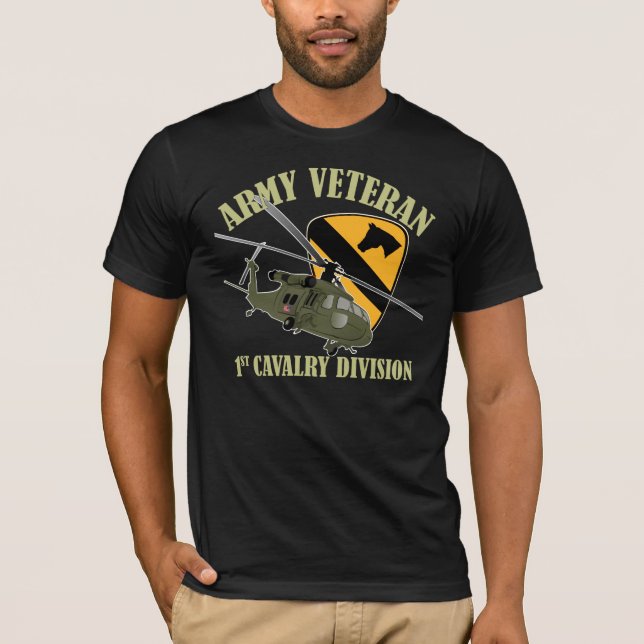 Camiseta ø Veterinário de Cav - UH60 Blackhawk (Frente)