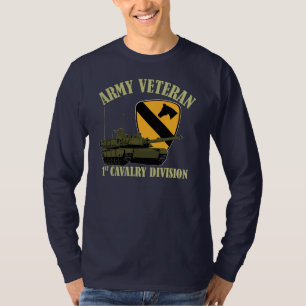 Camiseta ø Veterinário do exército de Cav - tanque verde