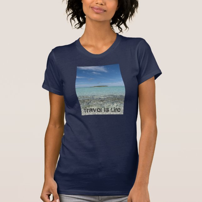Camiseta O viagem é vida (Frente)