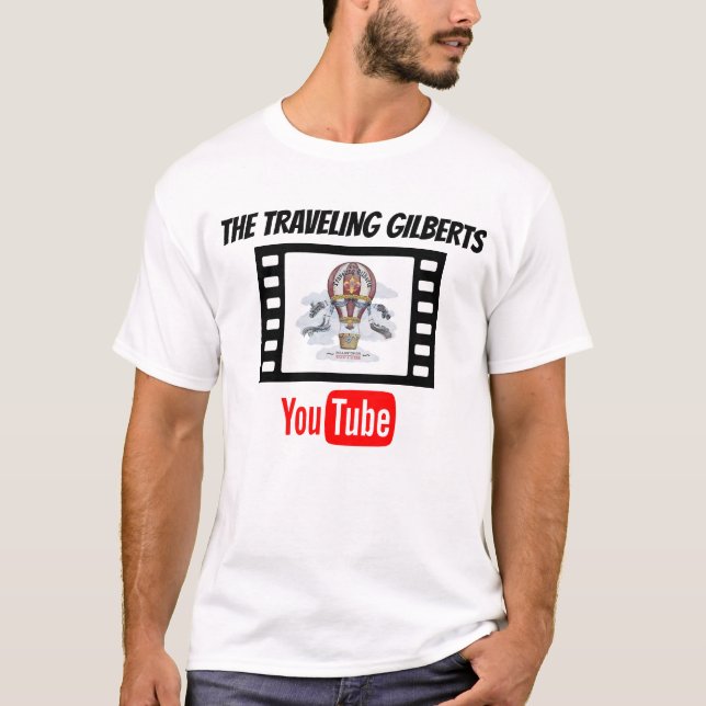 Camiseta O Viajante Gilberts YOUTUBE (Frente)