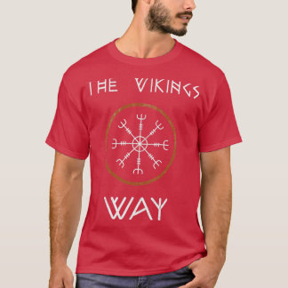 Camiseta O Vikings Way Vegvisir Grunge