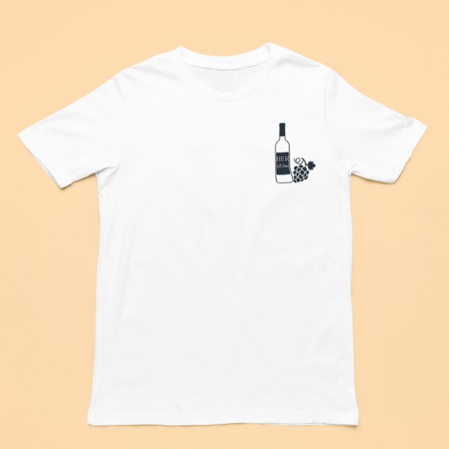 Camiseta O Vinho Dela, Para Casal, BFF, Correspondência, Bo (Criador carregado)