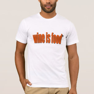 CAMISETA O VINHO É CULTURA DA COMIDA