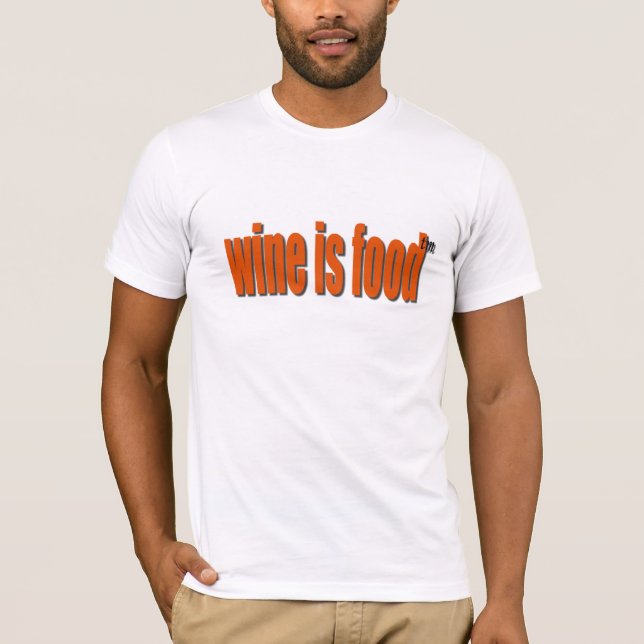 CAMISETA O VINHO É CULTURA DA COMIDA (Frente)