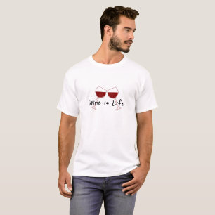 Camiseta O vinho é T do roupa do vinho do t-shirt da vid