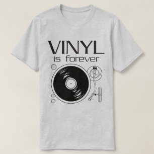 Camiseta O vinil é Forever