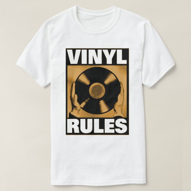 Camiseta O VINIL ORDENA o t-shirt (Frente do Design)