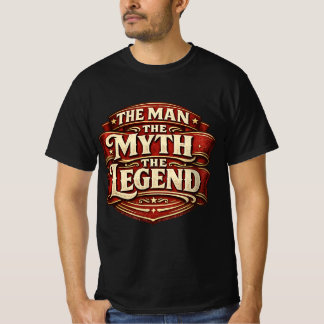 Camiseta O Vintage O Homem O Mito A Lenda Dia dos Pais