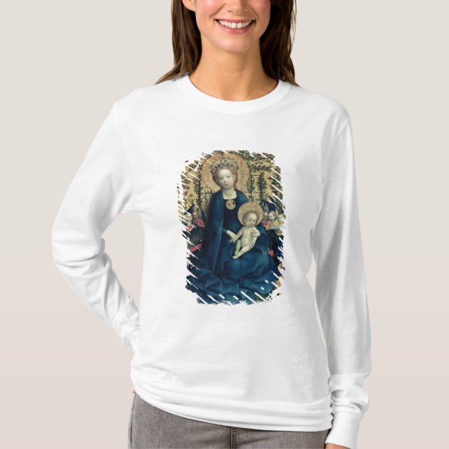 Camiseta O Virgin de Bush cor-de-rosa (Frente)