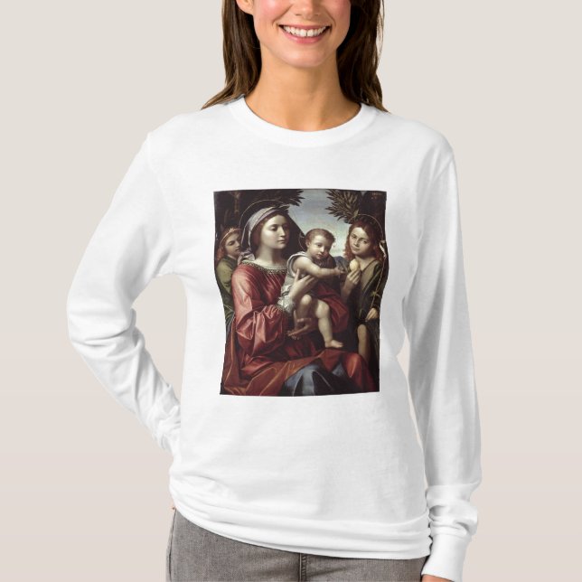 Camiseta O Virgin e a criança (Frente)