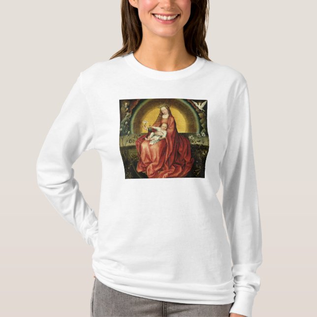 Camiseta O Virgin e a criança 2 (Frente)