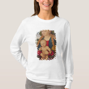 Camiseta O Virgin e a criança sob uma árvore de Apple