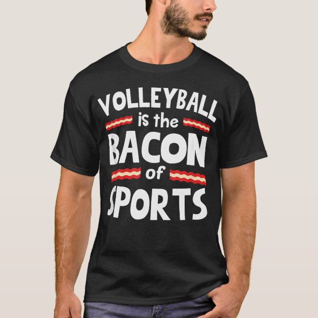 Camiseta O volei é o bacon do (Frente)