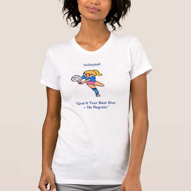Camiseta O voleibol, dá-o (Frente)