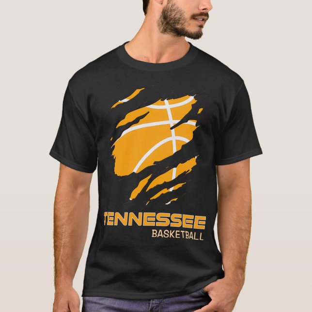 Camiseta O Volunteer State Fan Tennessee Bask (Frente)
