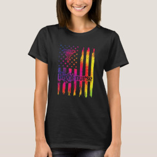 Camiseta O Voo Ortoso Enfermeira A Pavilhão Dos Eua Enferme