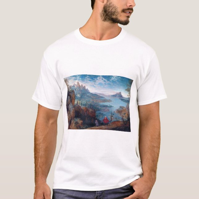 Camiseta O voo para o Egito, Pieter Bruegel (Frente)
