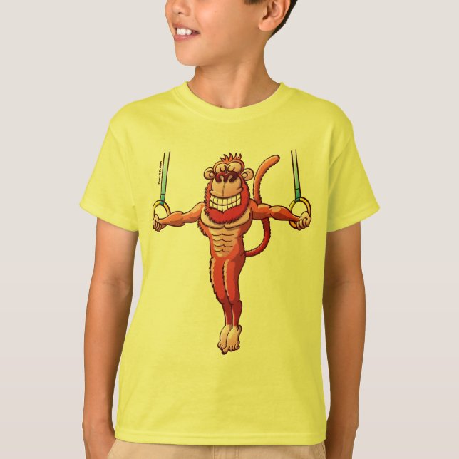 Camiseta O vôo soa o macaco (Frente)