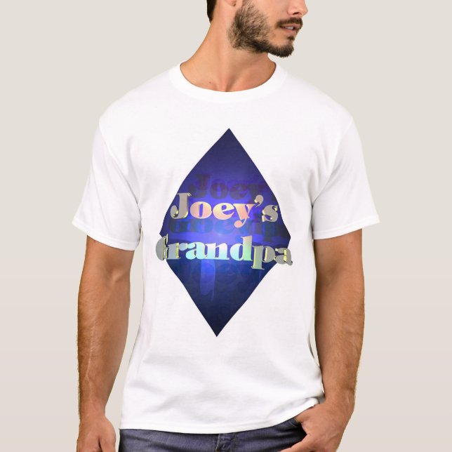 Camiseta O vovô de Joey (parte dianteira da camisa) (Frente)