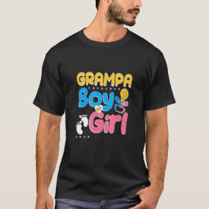 Camiseta O vovô rosa ou azul ama você o melhor vovô já