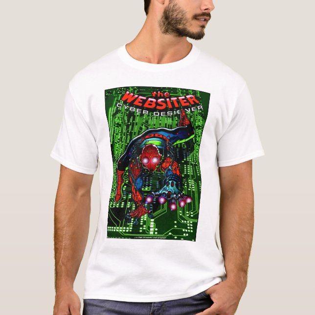 Camiseta O Websiter - desenhista do Cyber (Frente)