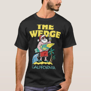 Camiseta O WEDGE CALIFÓRNIA Papai noel o Surfe de Natal