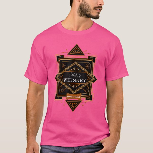 Camiseta O Whiskey Solteiro Malt Liqueur Whisky do Mike aju (Frente)