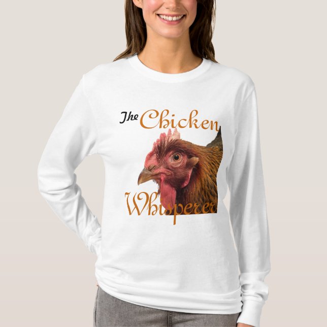 Camiseta O Whisperer da galinha - tshirt (Frente)