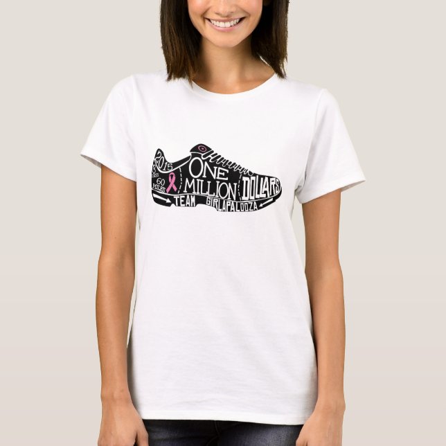 Camiseta O Wicking T das mulheres (funcionamentos pequenos! (Frente)