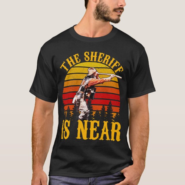 Camiseta O Xerife Está Perto (Frente)