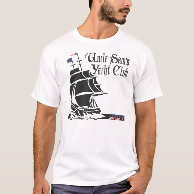 Camiseta O yacht club do tio Sam (Frente)