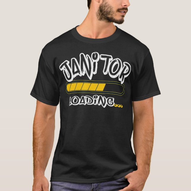 Camiseta O zelador carregando o futuro guarda escolar (Frente)